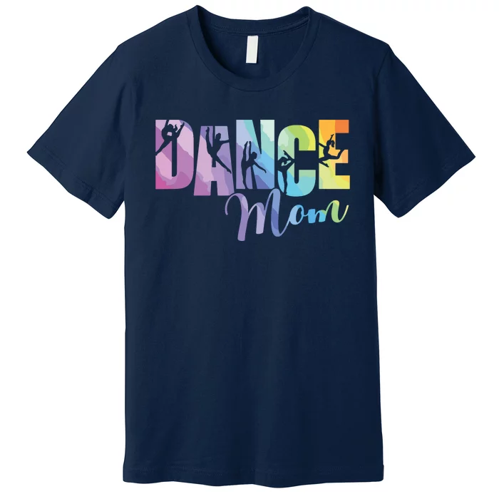 Cute Tiedye Dance Mom Mothers Day Premium T-Shirt