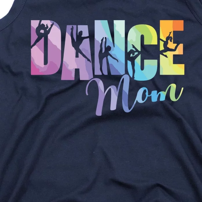 Cute Tiedye Dance Mom Mothers Day Tank Top