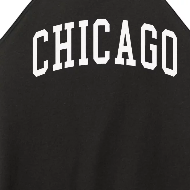 Chicago Throwback Design Classic Women’s Perfect Tri Rocker Tank