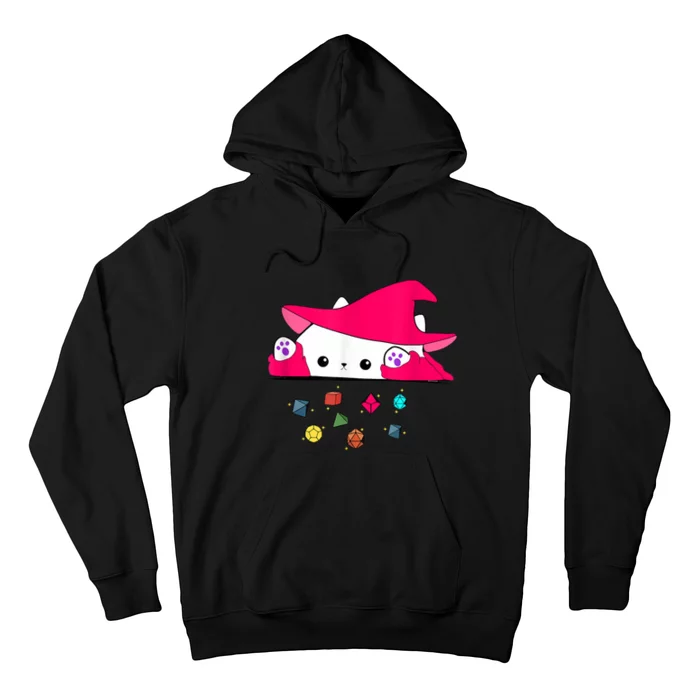 Cat Throwing Dice Tabletop Games Hoodie