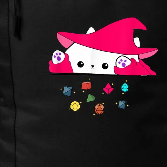 Cat Throwing Dice Tabletop Games Daily Commute Backpack