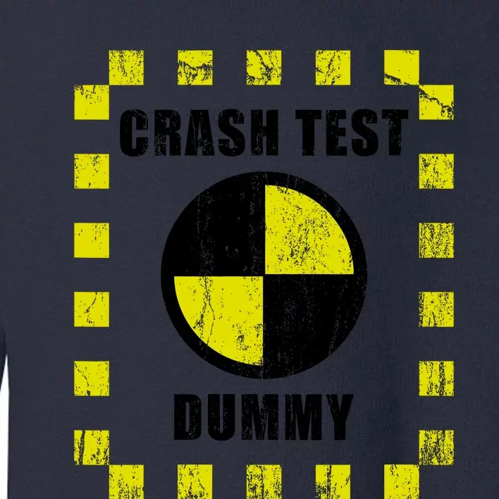 Crash Test Dummy Halloween Costume Funny Toddler Sweatshirt