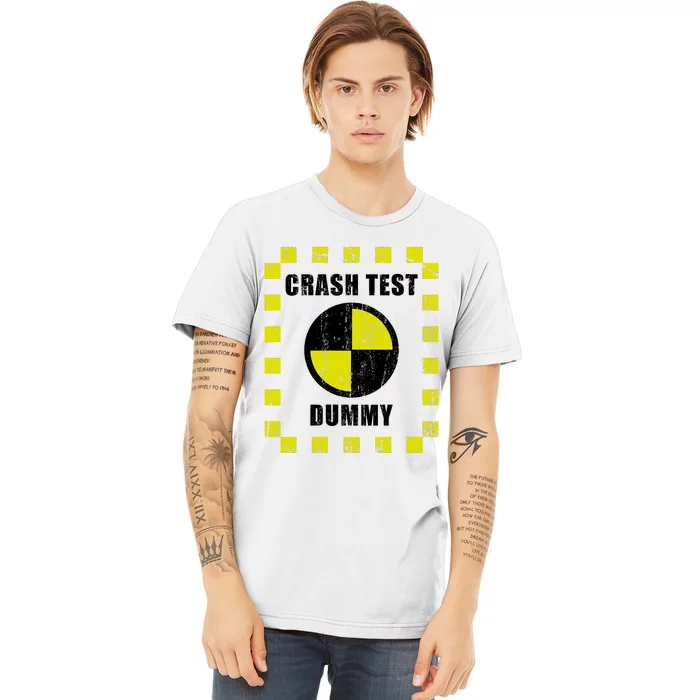 Crash Test Dummy Halloween Costume Funny Premium T-Shirt