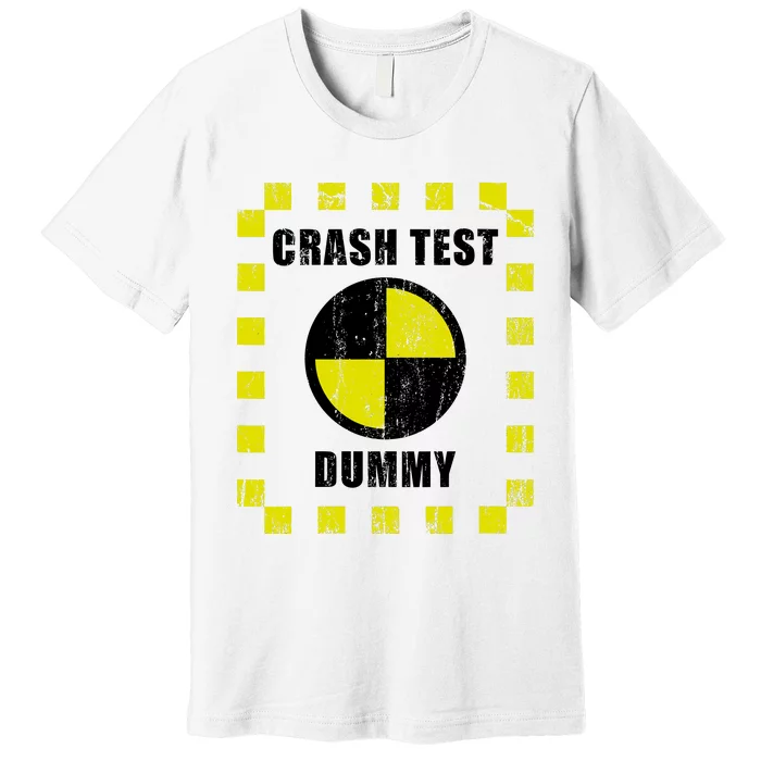 Crash Test Dummy Halloween Costume Funny Premium T-Shirt