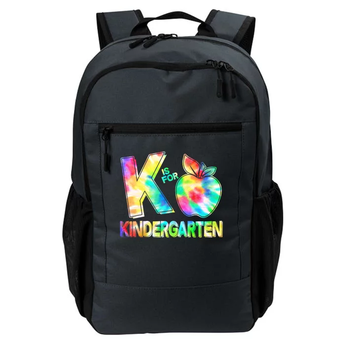 Cute Tie Dye K Is For Kindergarten Daily Commute Backpack