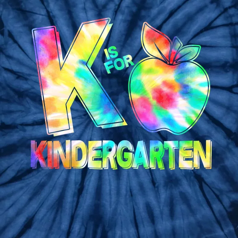 Cute Tie Dye K Is For Kindergarten Tie-Dye T-Shirt