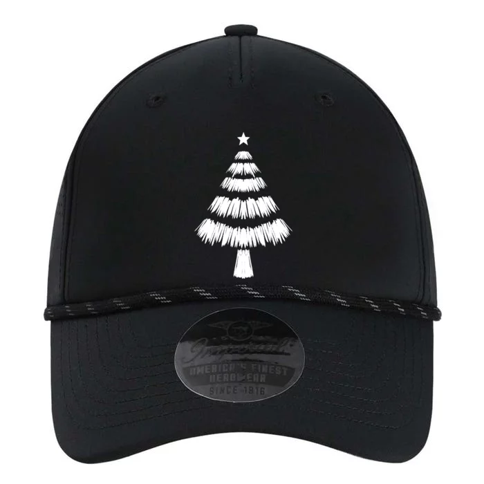 Christmas Tree Doodle Cool White Sketch Xmas Winter Gift Funny Gift Performance The Dyno Cap