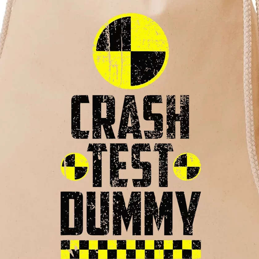 Crash Test Dummy Last Minute Costume Drawstring Bag