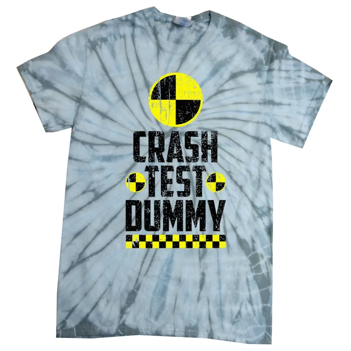 Crash Test Dummy Last Minute Costume Tie-Dye T-Shirt