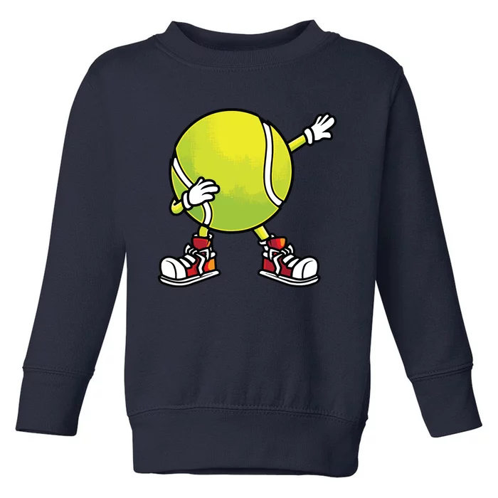 Cute Tennis Design For Tennis Player Racket Sport Toddler Sweatshirt