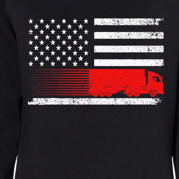 Cool Truck Design For Trucker Vehicle Truck Driver Womens California Wash Sweatshirt