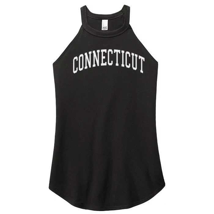 Connecticut Throwback Design Classic Women’s Perfect Tri Rocker Tank