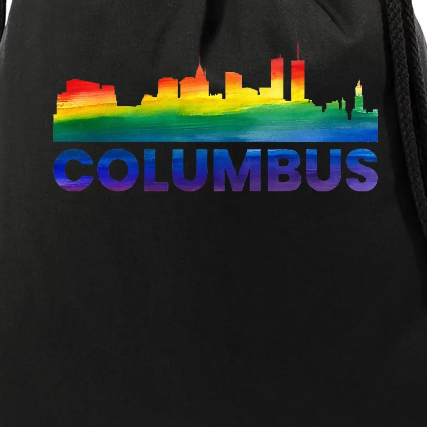 Columbus Tie Dye Crew Squad Team Volunr Drawstring Bag