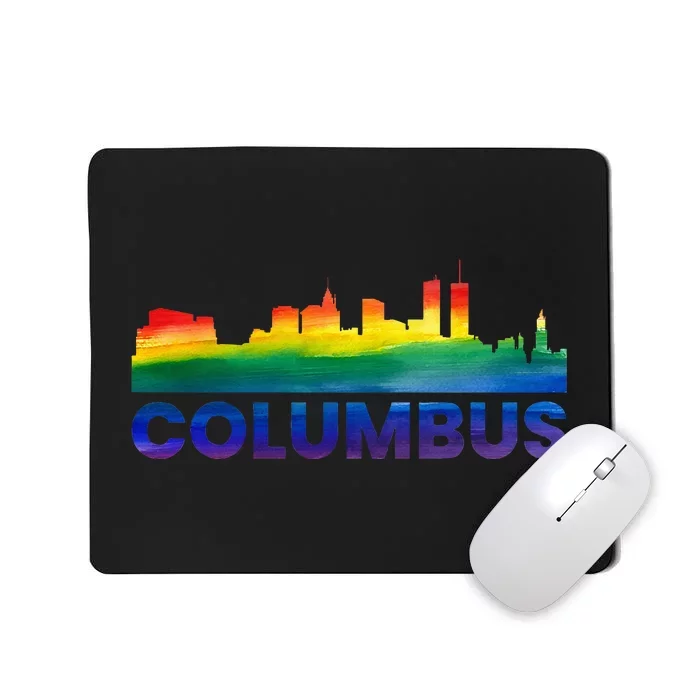 Columbus Tie Dye Crew Squad Team Volunr Mousepad