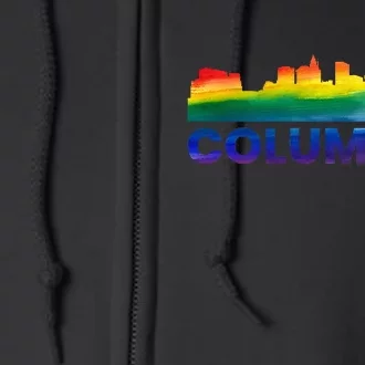 Columbus Tie Dye Crew Squad Team Volunr Full Zip Hoodie