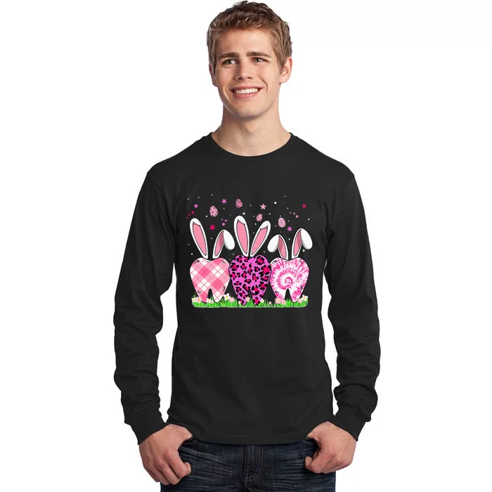 Cute Tooth Dental Squad Dental Assistant Easter Day Tall Long Sleeve T-Shirt