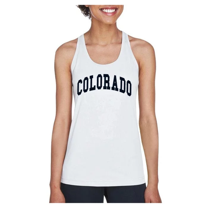 Colorado Throwback Design Classic Women's Racerback Tank