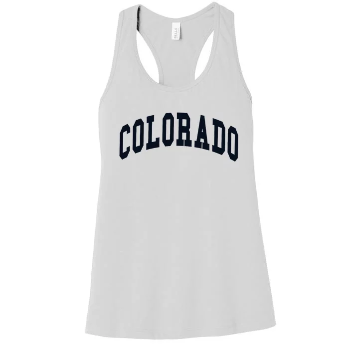 Colorado Throwback Design Classic Women's Racerback Tank