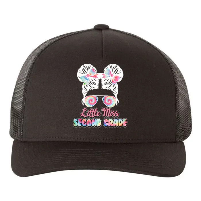 Cute Tie Dye Little Miss Second Grade Yupoong Adult 5-Panel Trucker Hat