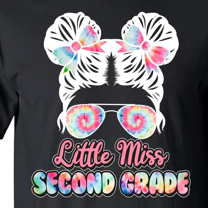 Cute Tie Dye Little Miss Second Grade Tall T-Shirt