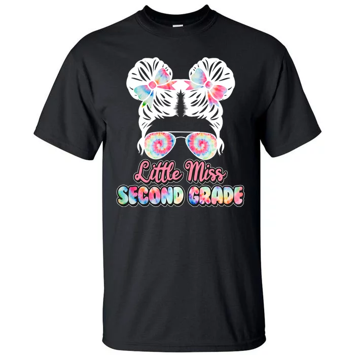 Cute Tie Dye Little Miss Second Grade Tall T-Shirt