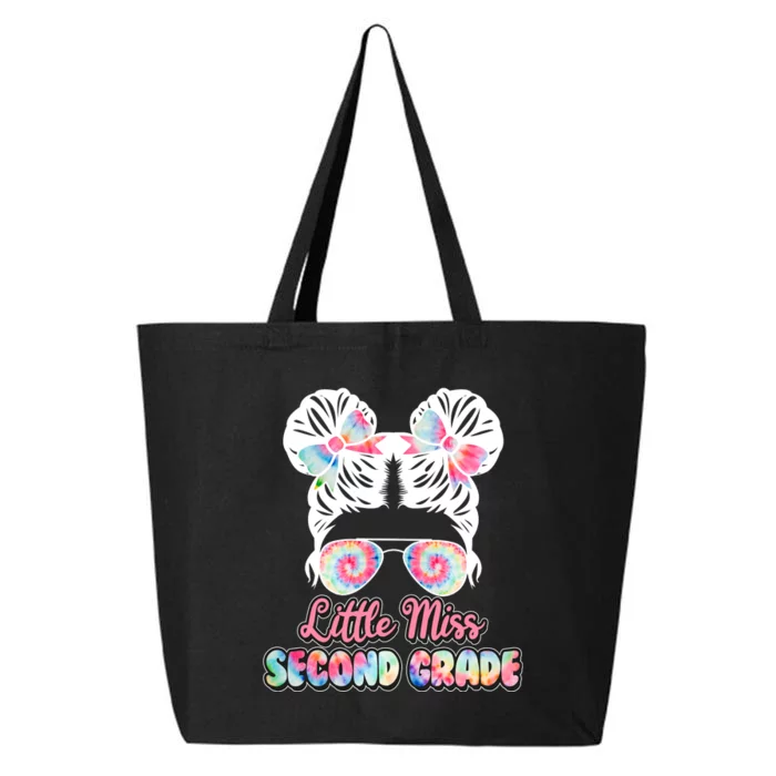 Cute Tie Dye Little Miss Second Grade 25L Jumbo Tote