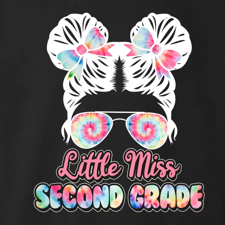 Cute Tie Dye Little Miss Second Grade Toddler Hoodie