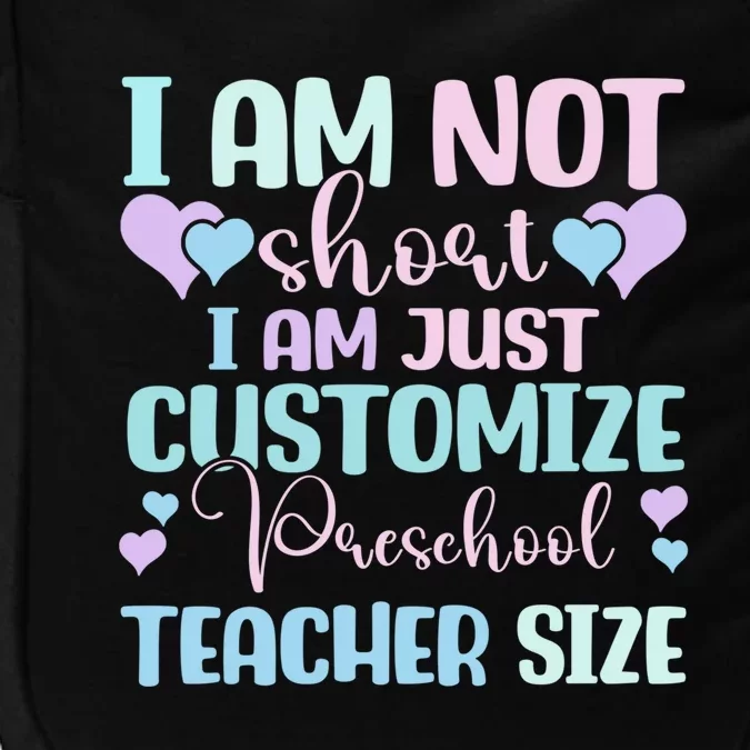 Customize Teacher End Of The Year Preschool Teacher Gift Impact Tech Backpack