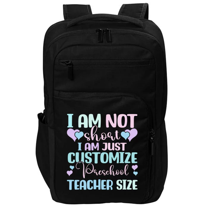 Customize Teacher End Of The Year Preschool Teacher Gift Impact Tech Backpack