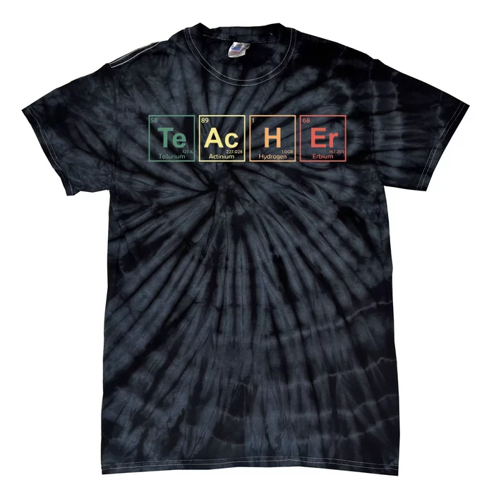 Chemistry teacher element symbols Periodic table Chemist Tie-Dye T-Shirt