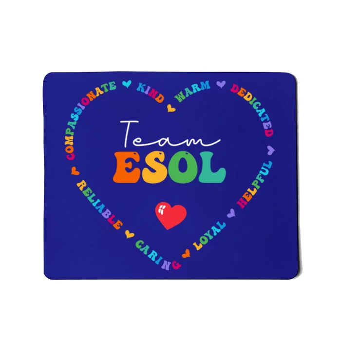 Cute Team Esol Appreciation Week Back To School Cute Gift Mousepad