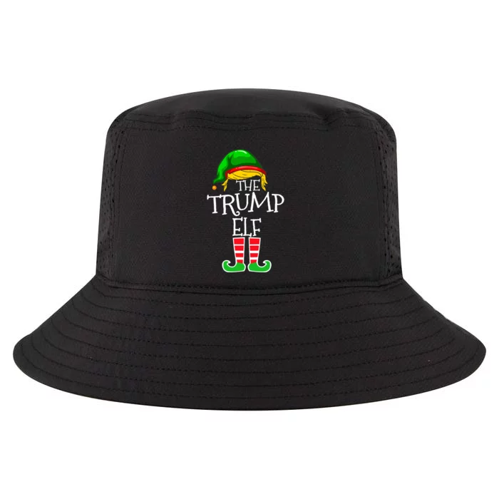 Christmas Trump Elf Matching Family Group Xmas Party Elf Cool Comfort Performance Bucket Hat