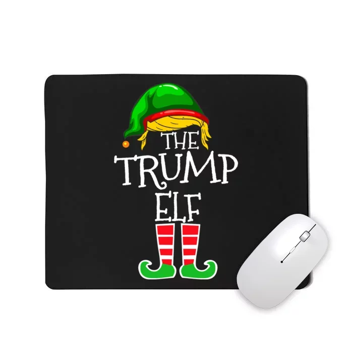 Christmas Trump Elf Matching Family Group Xmas Party Elf Mousepad