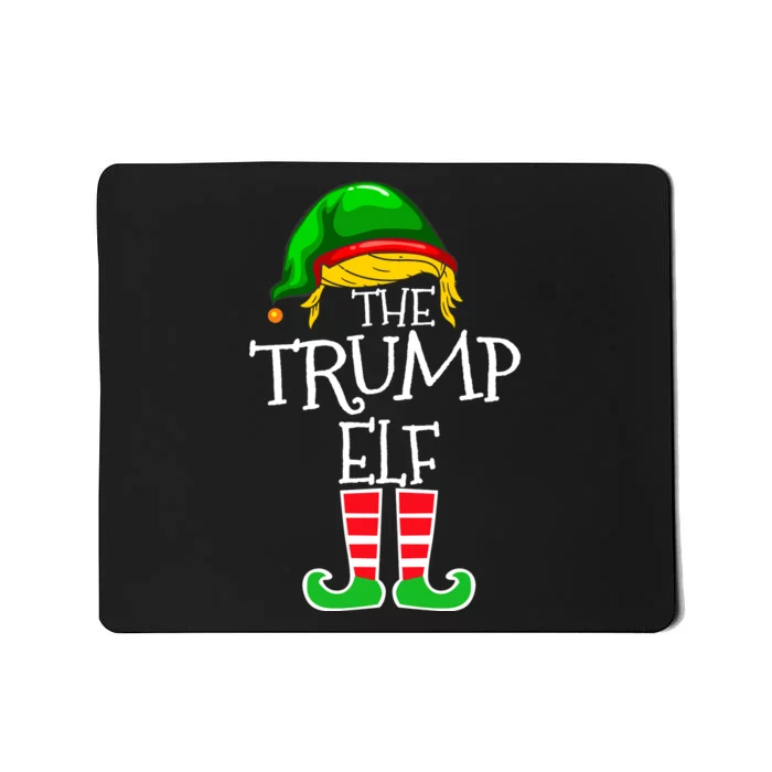 Christmas Trump Elf Matching Family Group Xmas Party Elf Mousepad