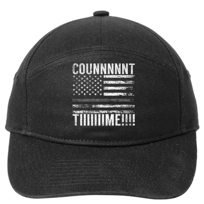 Count Time Funny Correctional Officer 7-Panel Snapback Hat