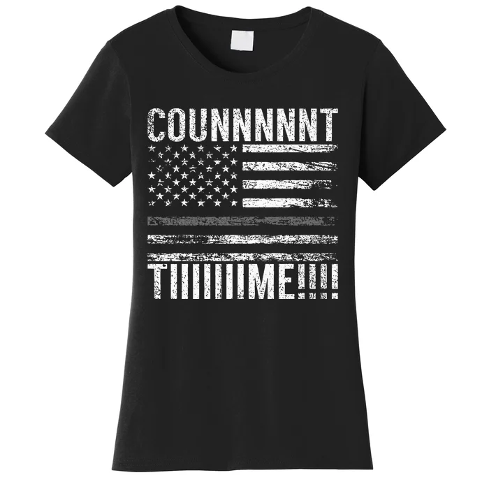 Count Time Funny Correctional Officer Women's T-Shirt