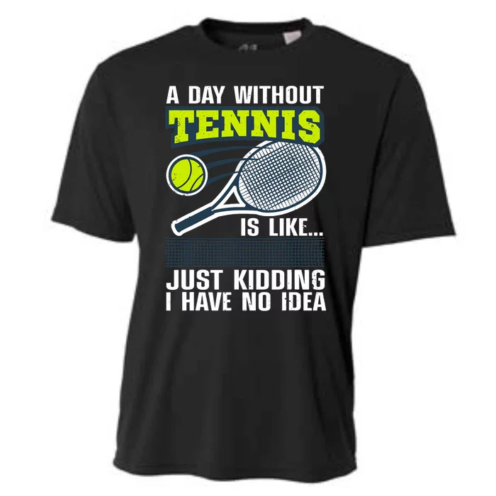 Cool Tennis For Tennis Player Sports Lover Coach Cooling Performance Crew T-Shirt