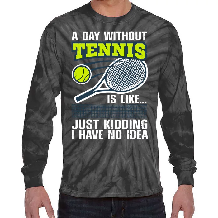 Cool Tennis For Tennis Player Sports Lover Coach Tie-Dye Long Sleeve Shirt