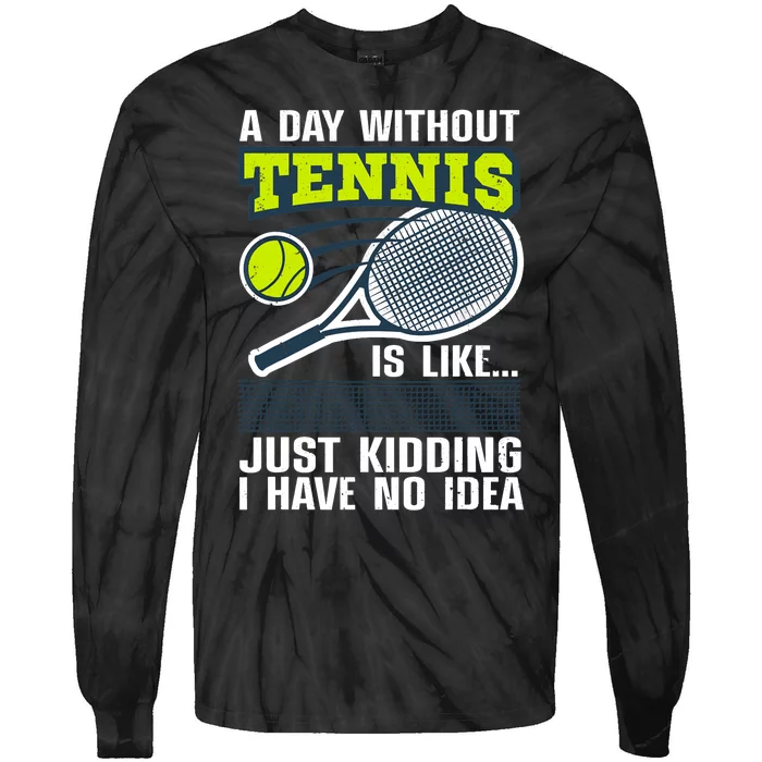 Cool Tennis For Tennis Player Sports Lover Coach Tie-Dye Long Sleeve Shirt