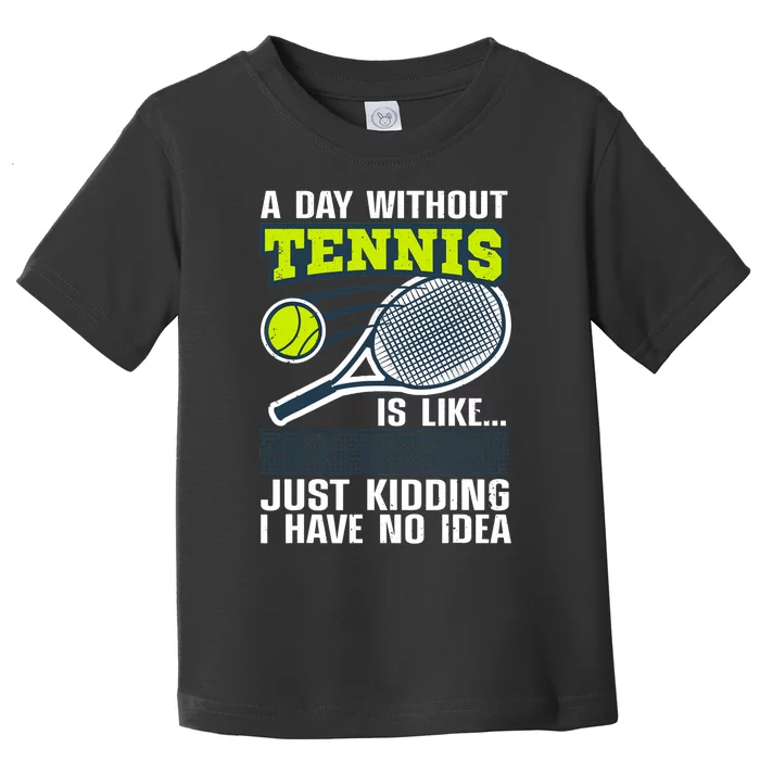 Cool Tennis For Tennis Player Sports Lover Coach Toddler T-Shirt