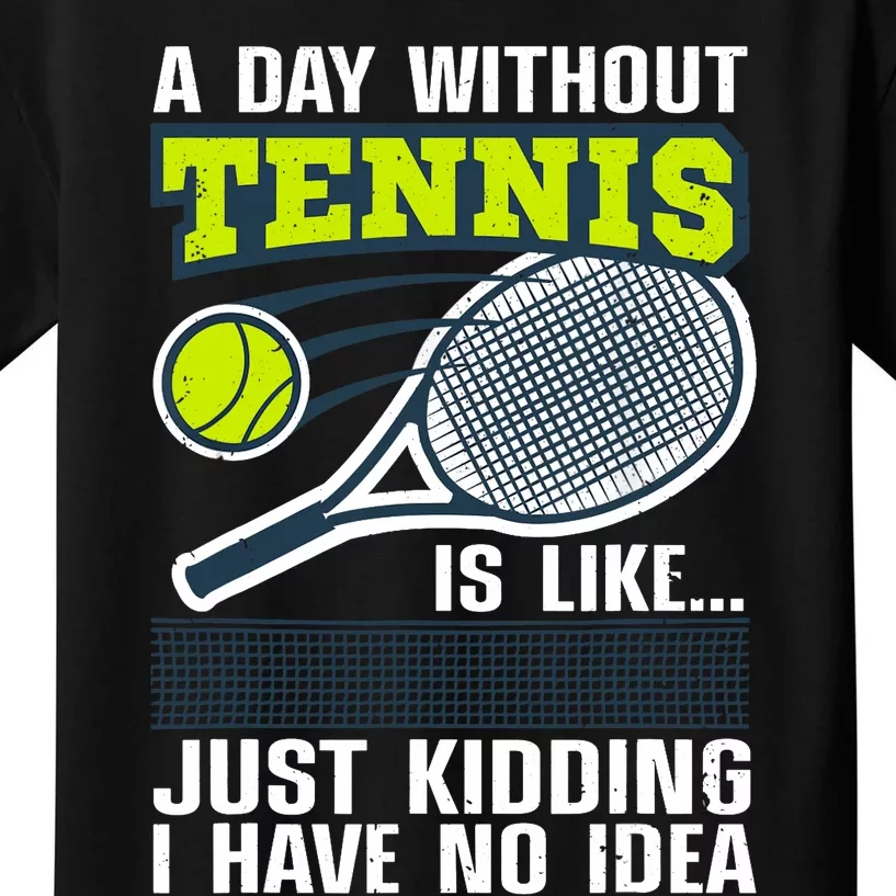 Cool Tennis For Tennis Player Sports Lover Coach Kids T-Shirt