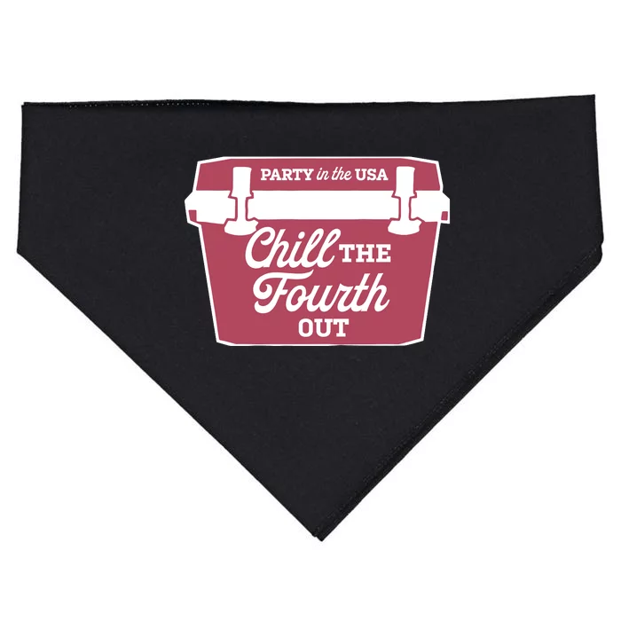 Chill The Fourth Out USA-Made Doggie Bandana