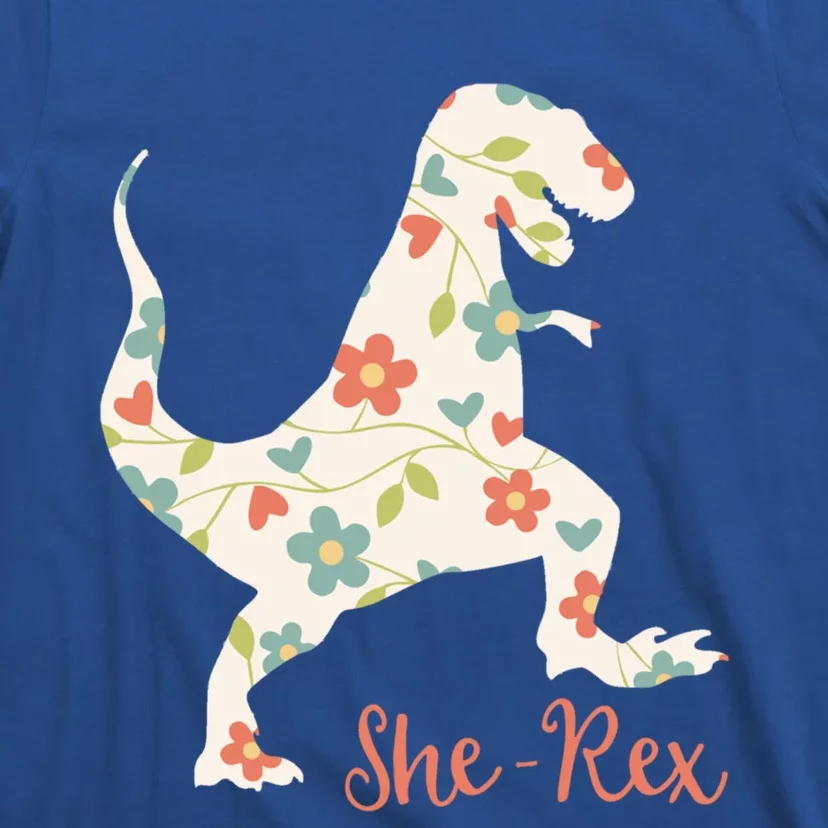 Cute Trex Funny Dinosaur She Rex And Gift T-Shirt