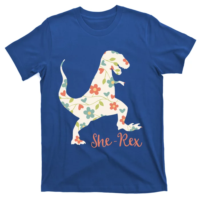 Cute Trex Funny Dinosaur She Rex And Gift T-Shirt