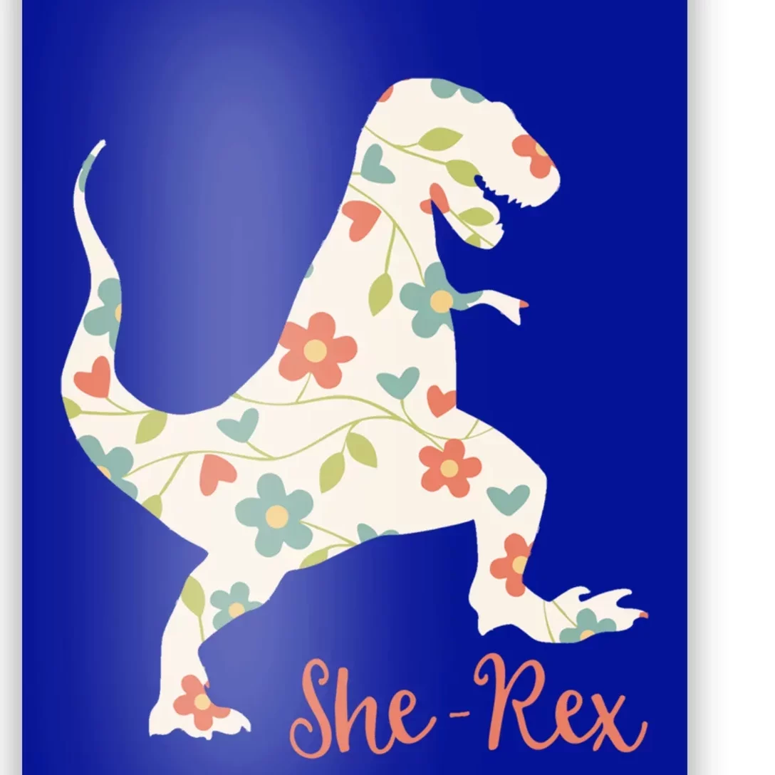 Cute Trex Funny Dinosaur She Rex And Gift Poster