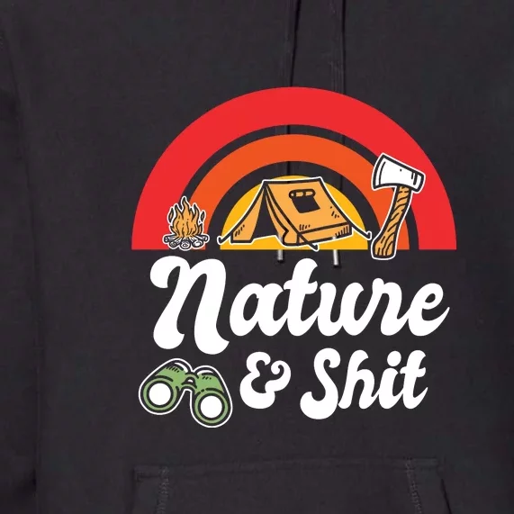 Camping Tools Funny Hiking Lover Gift Premium Hoodie