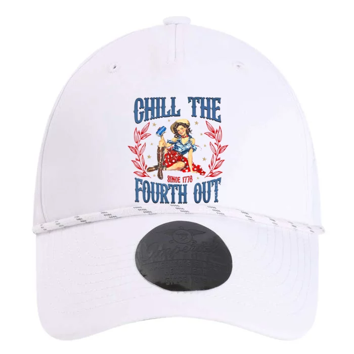 Chill The Fourth Out Retro 4th Of July Performance The Dyno Cap