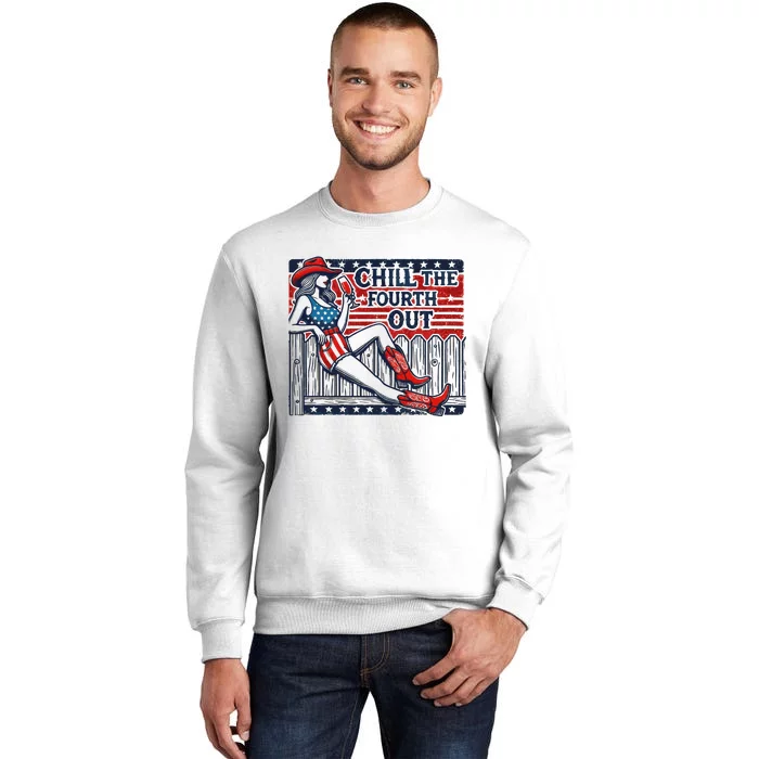 Chill The Fourth Out Funny 4th Of July Sweatshirt