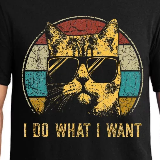 Cat Themed Funny I Do What I Want Cat Pajama Set