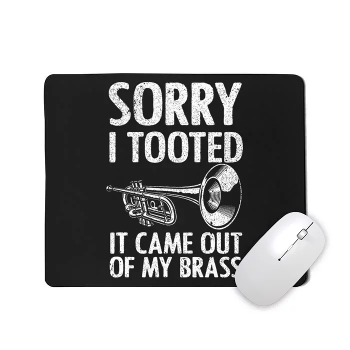 Cool Trumpet For Trumpet Player Jazz Band Trombone Mousepad